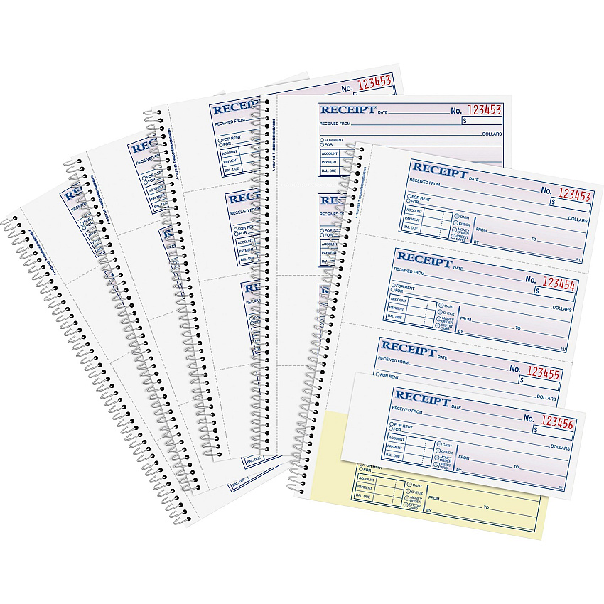 Adams Spiral 2-part Money/Rent Receipt Book (ABFSC1182PK)