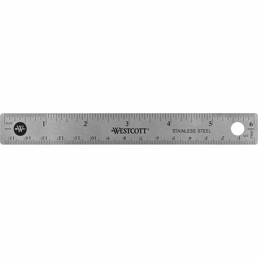 Westcott 6" Stainless Steel Rulers (ACM10414BX)