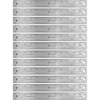 Westcott Stainless Steel Rulers (ACM10415BX)