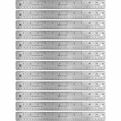 Westcott Stainless Steel Rulers (ACM10415BX)