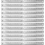 Westcott Stainless Steel Rulers (10417BX)