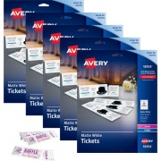 Avery Blank Tickets with Tear-Away Stubs (16154CT)