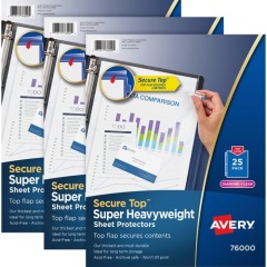 Avery Secure Top Sheet Protectors (76000BD)