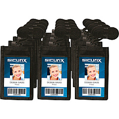 SICURIX Carrying Case (Pouch) Business Card - Black (BAU55120BX)