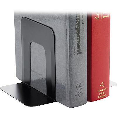 Business Source Heavy-gauge Steel Book Supports (BSN42550BX)