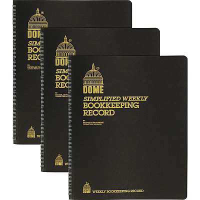 Dome Bookkeeping Record Book (DOM600BD)
