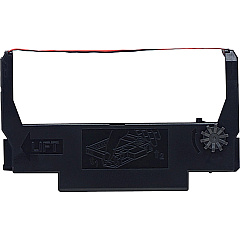 Epson Dot Matrix Ribbon Cartridge - Black, Red - 10 / Box (ERC38BRBX)