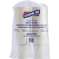 Genuine Joe 12 oz Disposable Hot Cups (GJO19047BD)