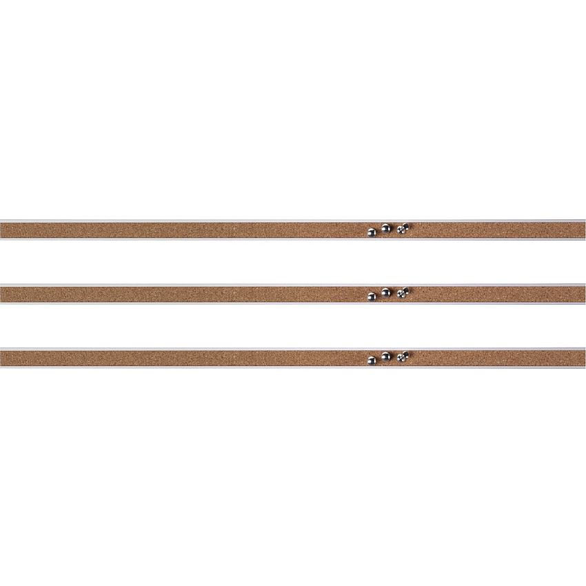 Lorell Cork Strip Bulletin Bars (LLR49532BD)