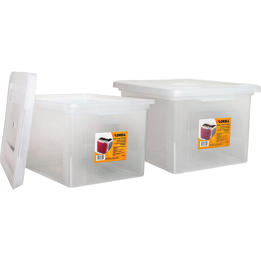 Lorell Stacking File Boxes (LLR68925BD)