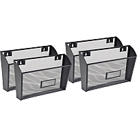 Lorell Mesh Wire Wall Pockets (LLR84144CT)