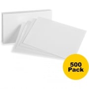 Oxford Printable Index Card - White - 10% Recycled Content (30BD)