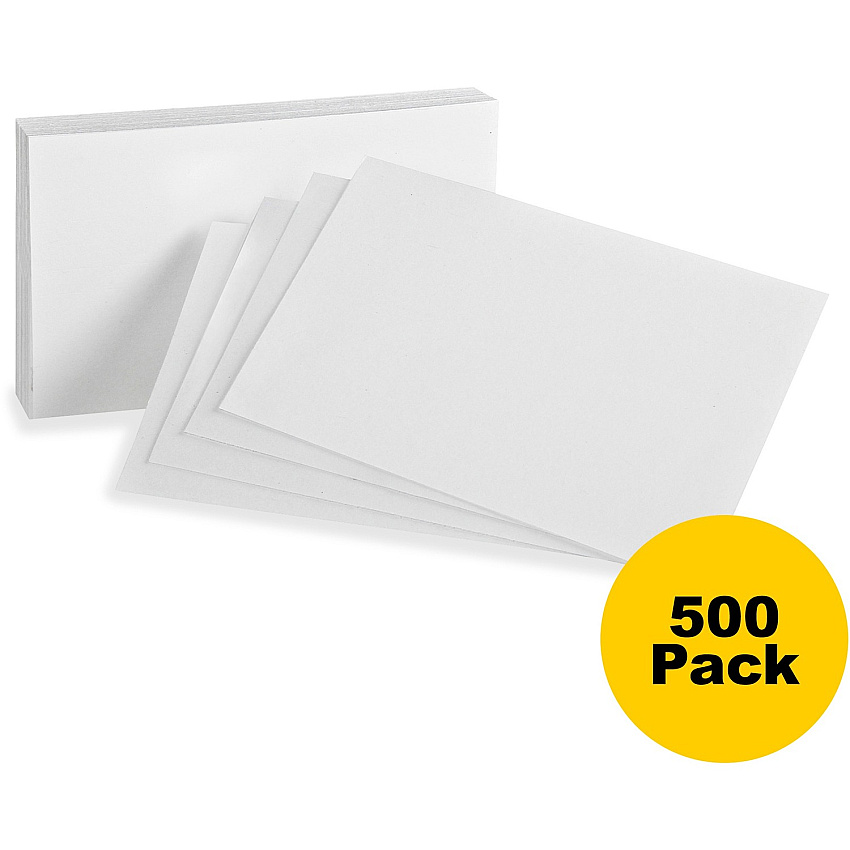 Oxford Plain Index Cards (OXF30BD)
