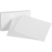 Oxford Printable Index Card - White - 10% Recycled Content (40BD)