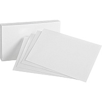 Oxford Plain Index Cards (OXF40BD)