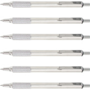 Zebra STEEL 7 Series F-701 Retractable Ballpoint Pen (29411BX)
