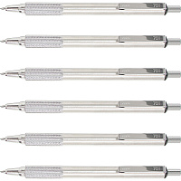 Zebra STEEL 7 Series F-701 Retractable Ballpoint Pen (ZEB29411BX)