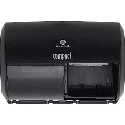 Compact 2-Roll Side-by-Side Coreless High-Capacity Toilet Paper Dispenser (GPC56784A)