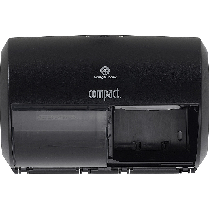 Compact 2-Roll Side-by-Side Coreless High-Capacity Toilet Paper Dispenser (GPC56784A)