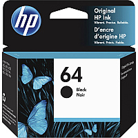 HP 64 (HEWN9J90AN) Original Inkjet Ink Cartridge - Black - 1 Each