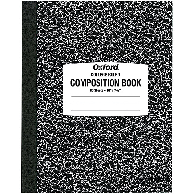 Oxford Tops College-ruled Composition Notebook (OXF26252)