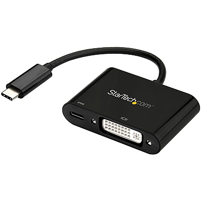 StarTech Usb C To Dvi Adapter With Power Delivery (CDP2DVIUCP)