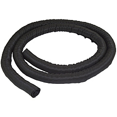 StarTech Cable Management Sleeve - 2 M - Cable Organizer - Flexible Cable Cover - Trimmable Fabric Cord Hider - Cord Management - Wire Management - Wire Hider (WKSTNCM)