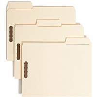 Smead SuperTab 1/3 Tab Cut Letter Recycled Fastener Folder (SMD14545)