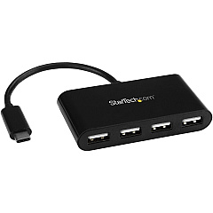 StarTech 4 Port Usb C Hub - Mini Hub - Usb-c To 4x Usb-a - Usb 2.0 (ST4200MINIC)