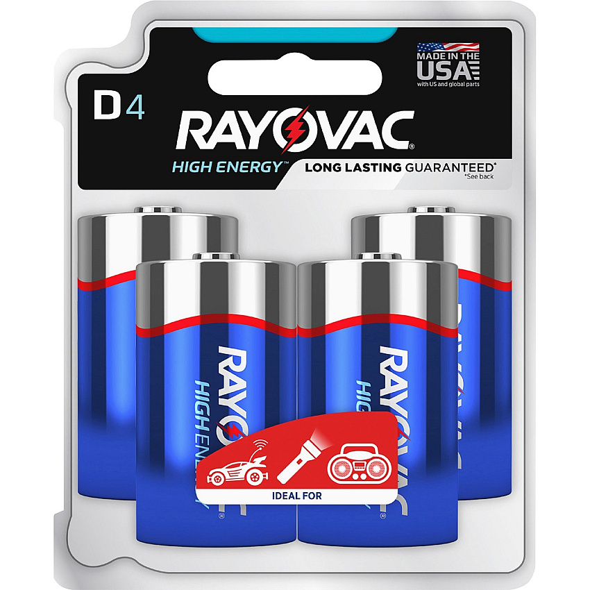 Rayovac Alkaline D Batteries (RAY8134TK)