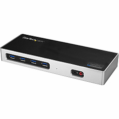 StarTech Dual 4k Docking Station For Mac & Windows - Usb-a & Usb-c Dock - Dual 4k60 Displayport & Hdmi - Usb 3.0 Docking Station - 6x Usb 3.0 (type-a) Ports (DK30A2DH)