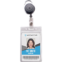 Advantus Badge Reel Holder Combo Pack (AVT91129)