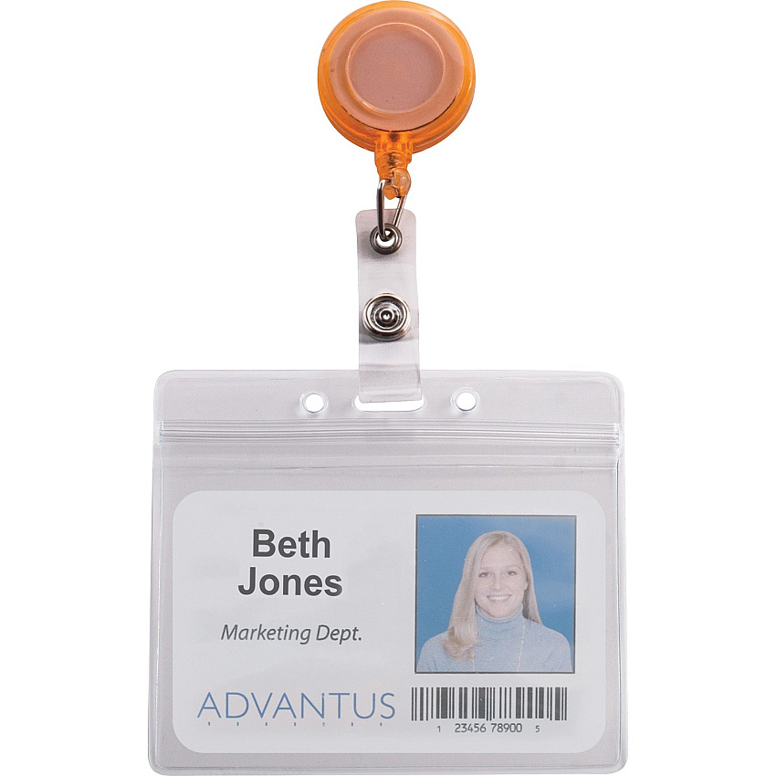 Advantus 4-Color Neon Set ID Card Reels (AVT91161)