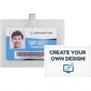 Advantus DIY Clip-style Name Badge Kit (97027)