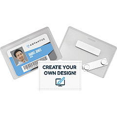 Advantus DIY Magnetic Name Badge Kit (AVT97033)