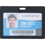 Advantus Horizontal Rigid ID Badge Holder (97065)