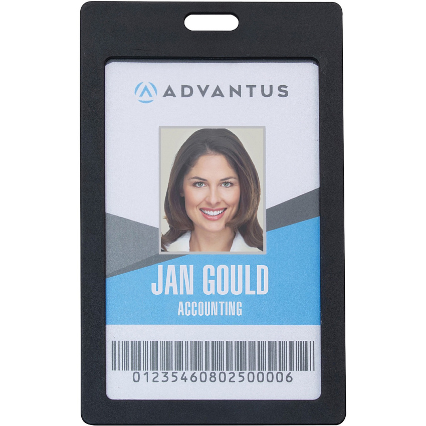 Advantus Vertical Rigid ID Badge Holder (AVT97068)