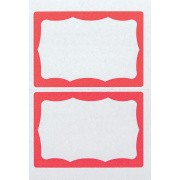Advantus Color Border Adhesive Name Badges (97189)