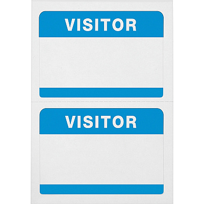 Advantus Self-Adhesive Visitor Badges (AVT97190)