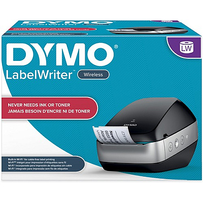 DYMO LabelWriter Desktop Direct Thermal Printer - Monochrome - Label Print - Wireless LAN - Black (2002150)