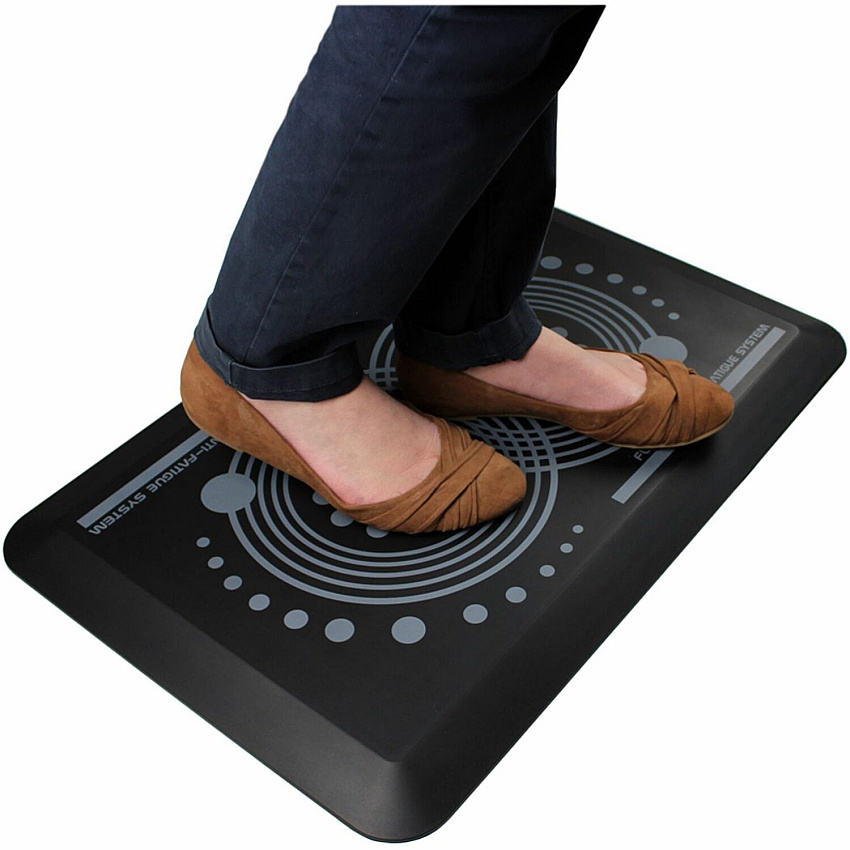 AFS-TEX 2000 Black Active Anti-Fatigue Mat - 16" x 24" (FLRFCA21624BK)