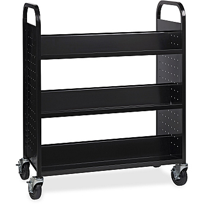 Lorell Double-sided Book Cart (LLR99931)