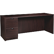 Lorell Prominence 2.0 Left-Pedestal Credenza (LLRPC2466LES)