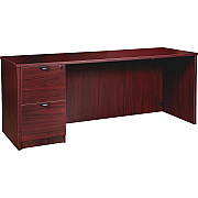 Lorell Prominence 2.0 Left-Pedestal Credenza (LLRPC2466LMY)