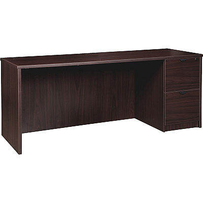Lorell Prominence 2.0 Right-Pedestal Credenza (LLRPC2466RES)