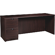 Lorell Prominence 2.0 Left-Pedestal Credenza (LLRPC2472LES)