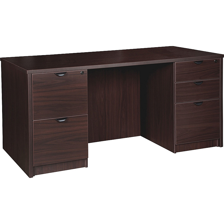Lorell Prominence 2.0 Double-Pedestal Desk (LLRPD3060DPES)