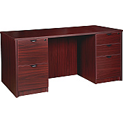 Lorell Prominence 2.0 Double-Pedestal Desk (LLRPD3060DPMY)