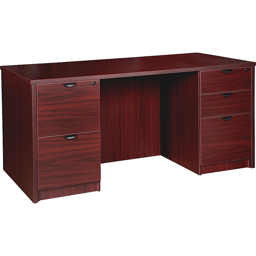 Lorell Prominence 2.0 Double-Pedestal Desk (LLRPD3060DPMY)
