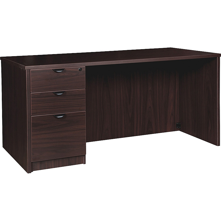 Lorell Prominence 2.0 Left-Pedestal Desk (LLRPD3066LSPES)